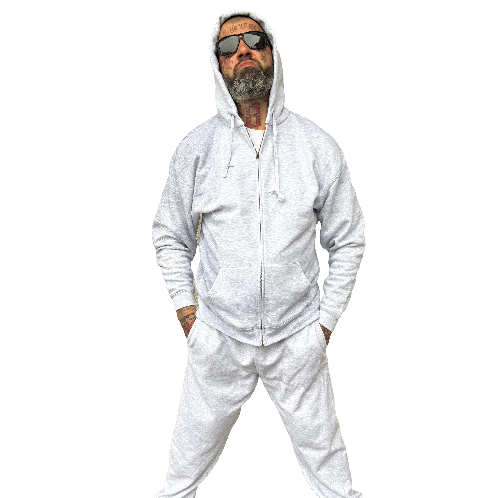 Горнище с цип LaFamilia681 [Светло Сиво]