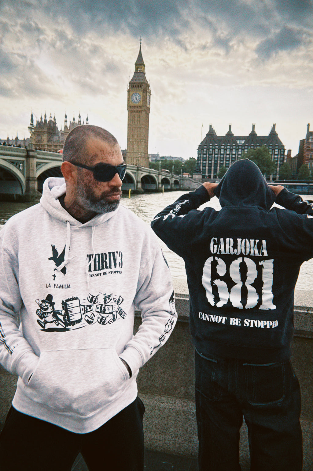 GARJOKA X THRIV3 Хууди [Сиво]