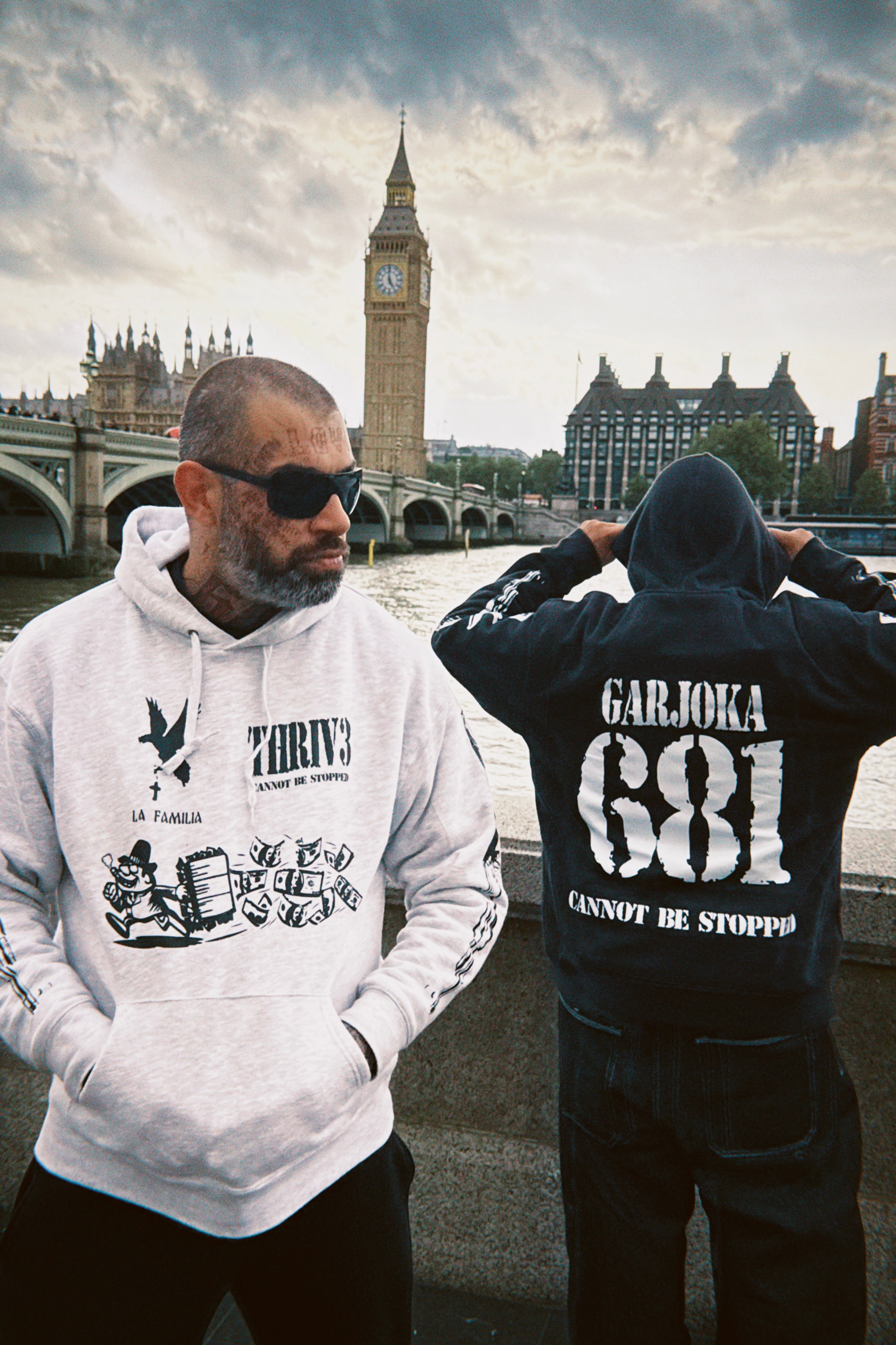 GARJOKA X THRIV3 Хууди [Сиво]