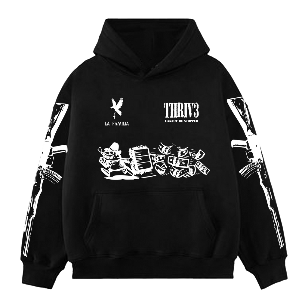 GARJOKA x THRIV3 Хууди [Черно]