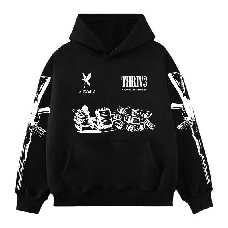 GARJOKA x THRIV3 Хууди [Черно]