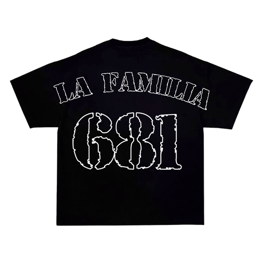 ТЕНИСКА La Familia 681 [ЧЕРНА]