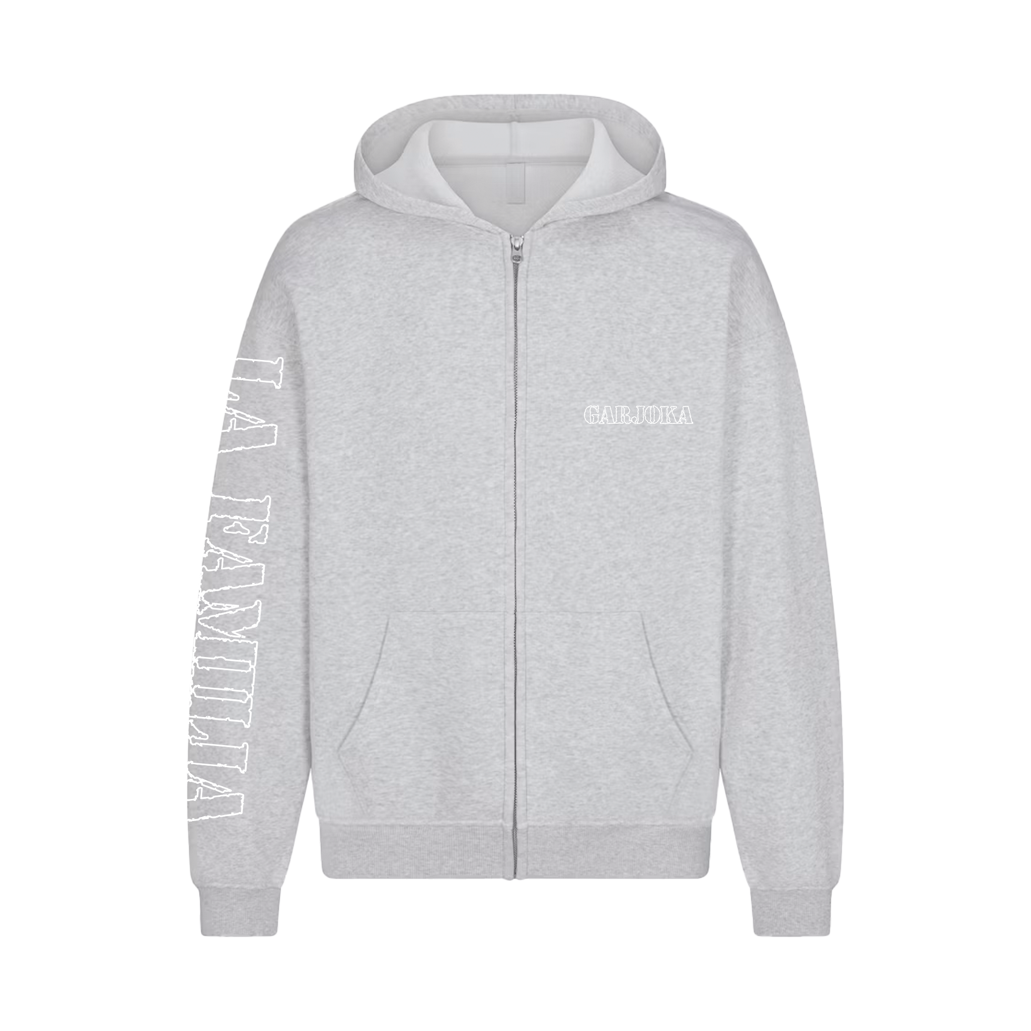 Горнище с цип LaFamilia681 [Светло Сиво]