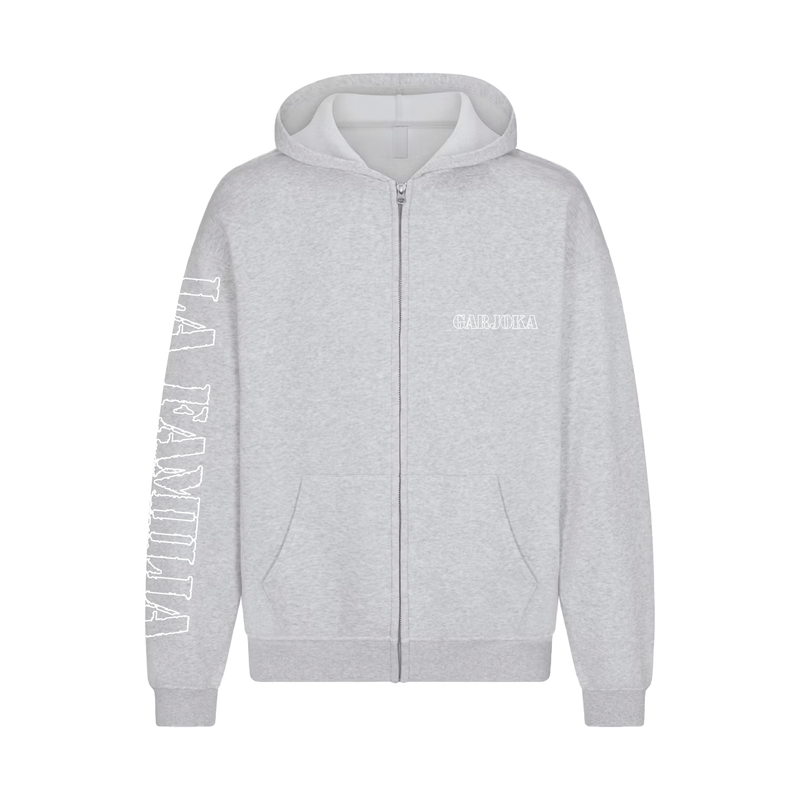 Горнище с цип LaFamilia681 [Светло Сиво]