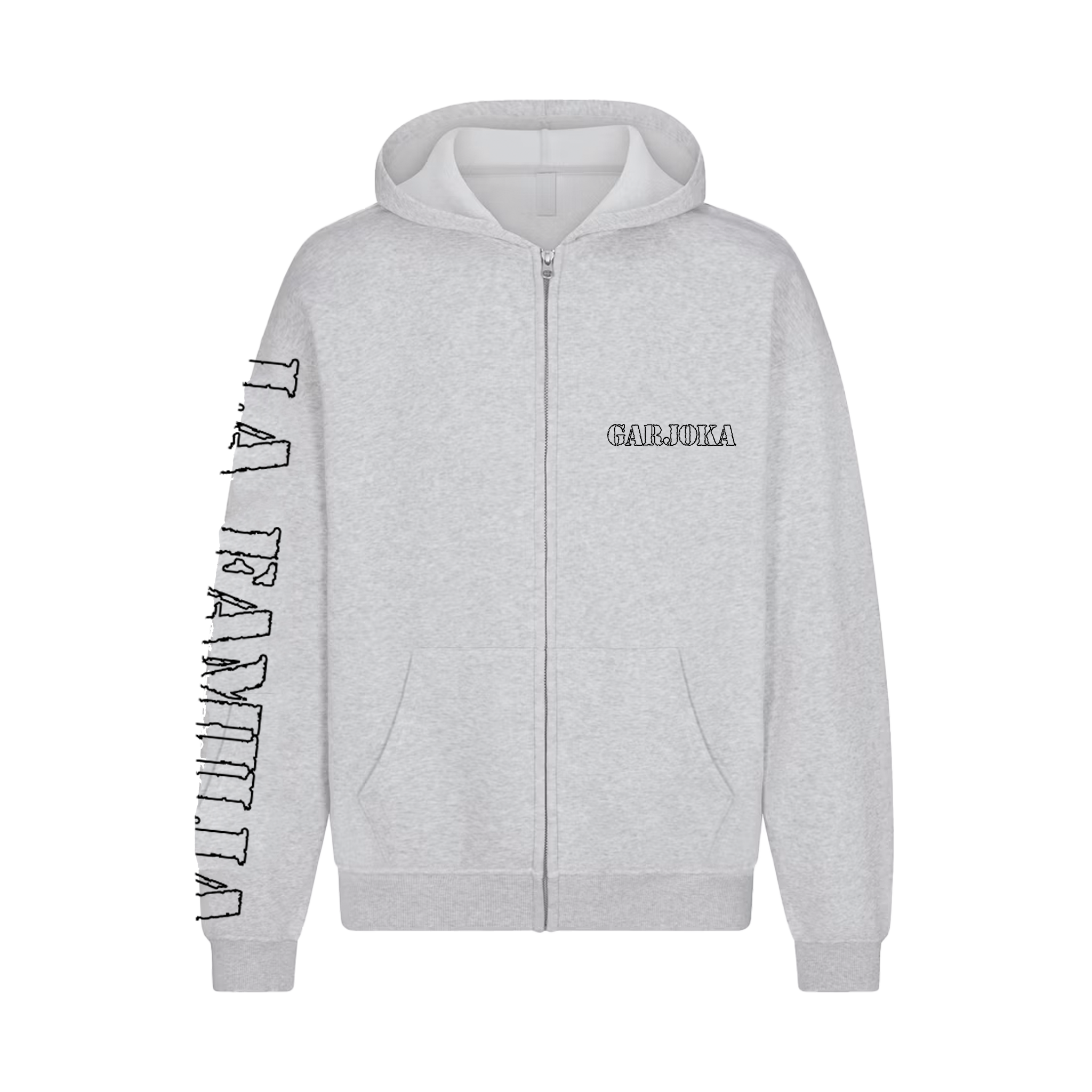 Горнище с цип LaFamilia681 [Светло Сиво]